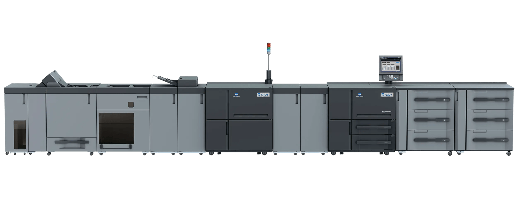 Impressora da série de produção TROY MICR AccurioPress 6272P