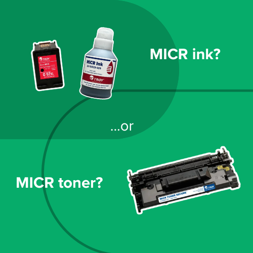 Tinta MICR ou Toner MICR