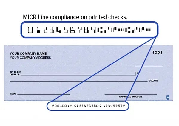 Conformidade da linha MICR nos cheques-1