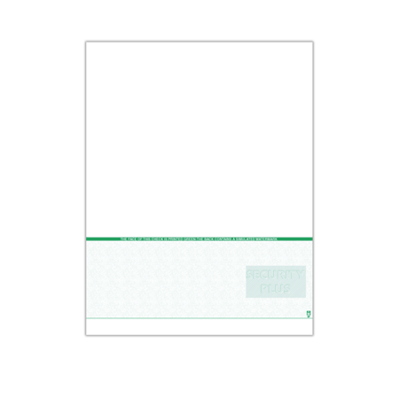 Segurança mais papel de cheques