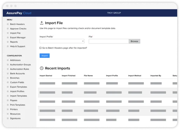 assurepay-software baseado na nuvem